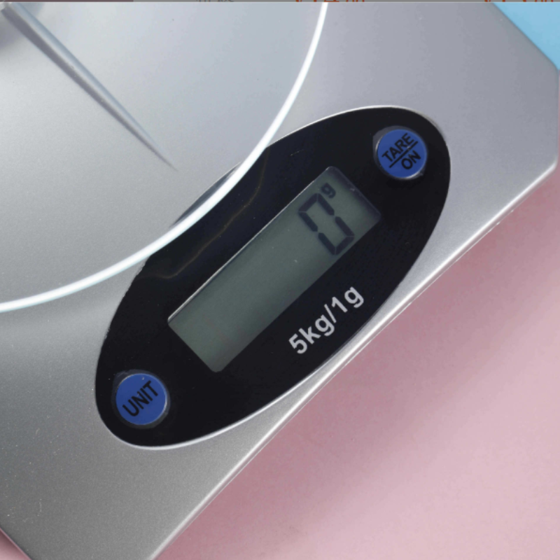 Báscula De Cocina Digital Plato Vidrio