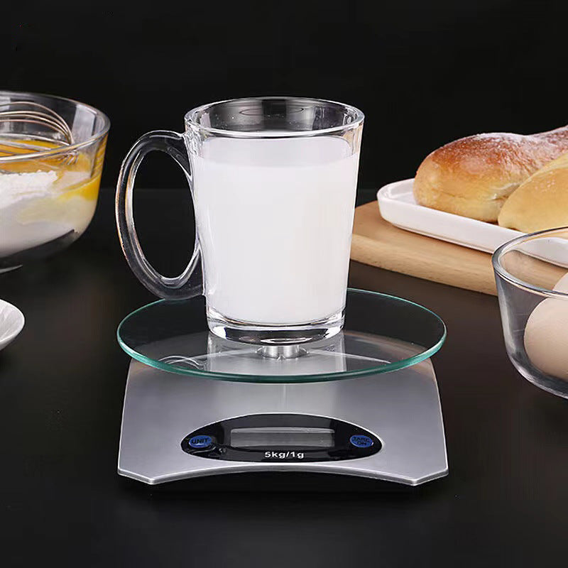 Báscula De Cocina Digital Plato Vidrio