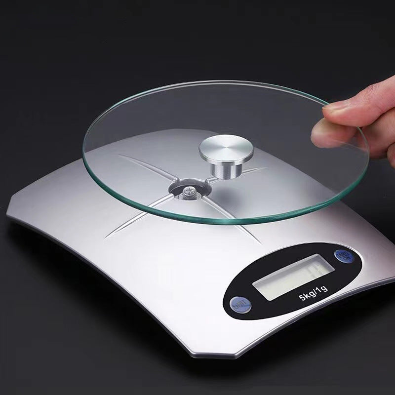 Báscula De Cocina Digital Plato Vidrio