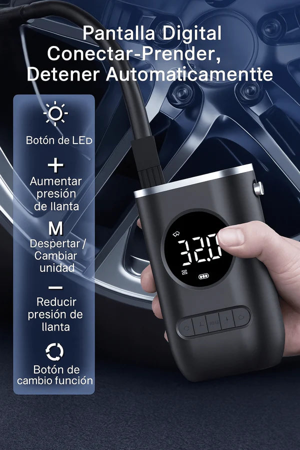 Inflador de Llantas Portátil