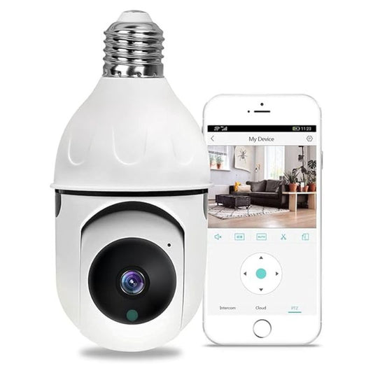 Camara Robótica Tipo Bombillo WiFi, 360°