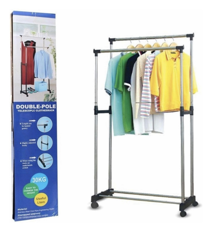 Tendedero Doble Organizador De Ropa
